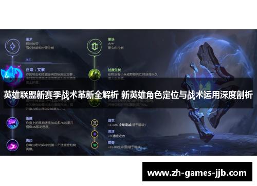 英雄联盟新赛季战术革新全解析 新英雄角色定位与战术运用深度剖析 英雄联盟新赛季战术革新全解析 新英雄角色定位与战术运用深度剖析